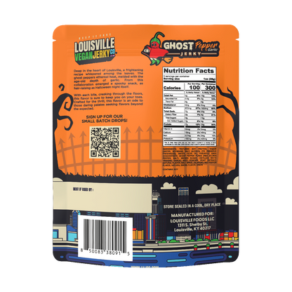 Louisville Brands - Vegan & Plant Based Ghost Pepper & Garlic Jerky 3 oz