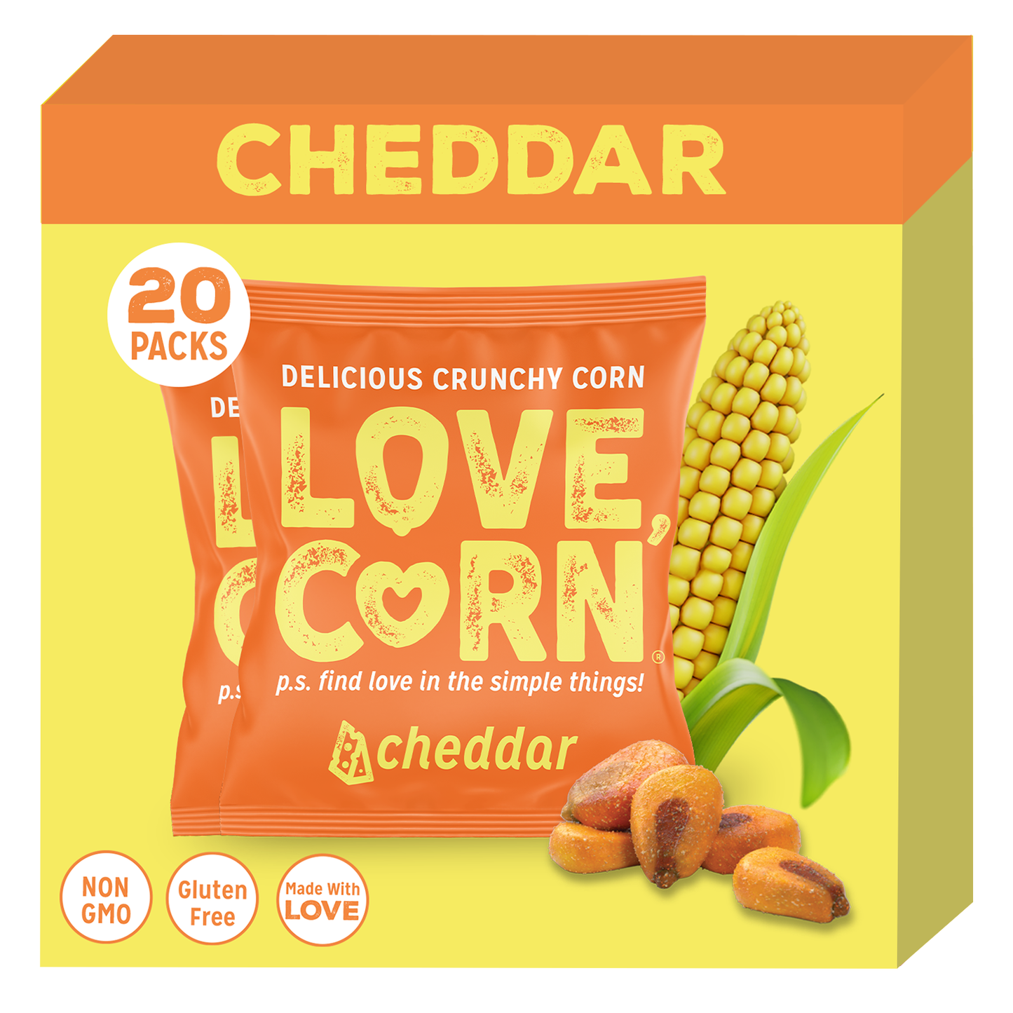 LOVE CORN - Cheddar