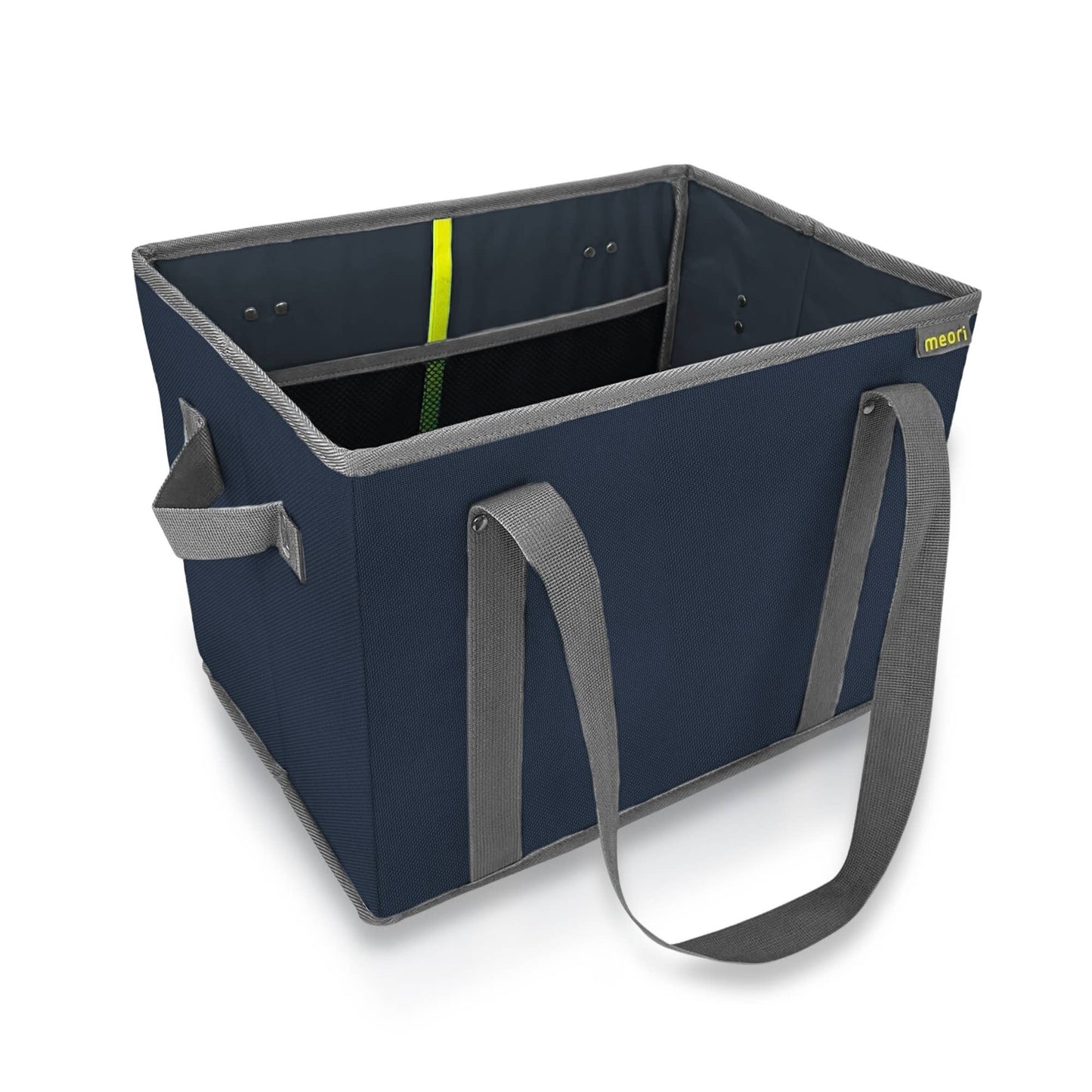 meori Inc - Reusable Grocery Basket Tote Collapsible: Azure Blue