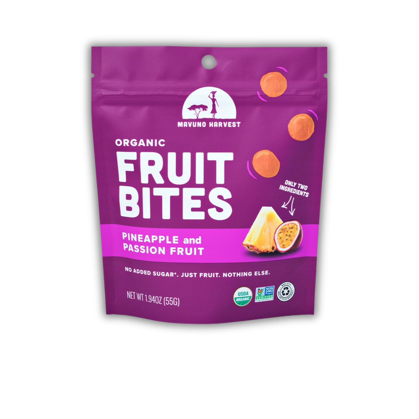 Mavuno Harvest - Fruit Bites: Pineapple & Passionfruit