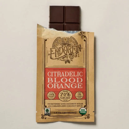 Endorfin Citradelic Dark Chocolate Bar 70% Cacao