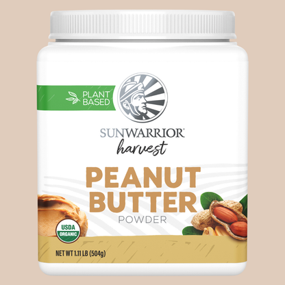 Sunwarrior - Organic Peanut Butter Powder - Clean Protein, Gluten-Free