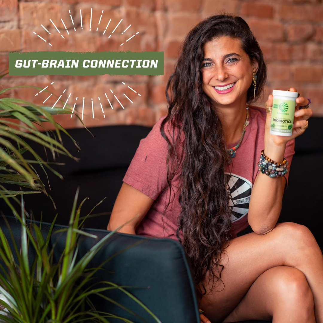 Sunwarrior - Probiotic Supplement Capsules - Shelf Stable, 10B CFU