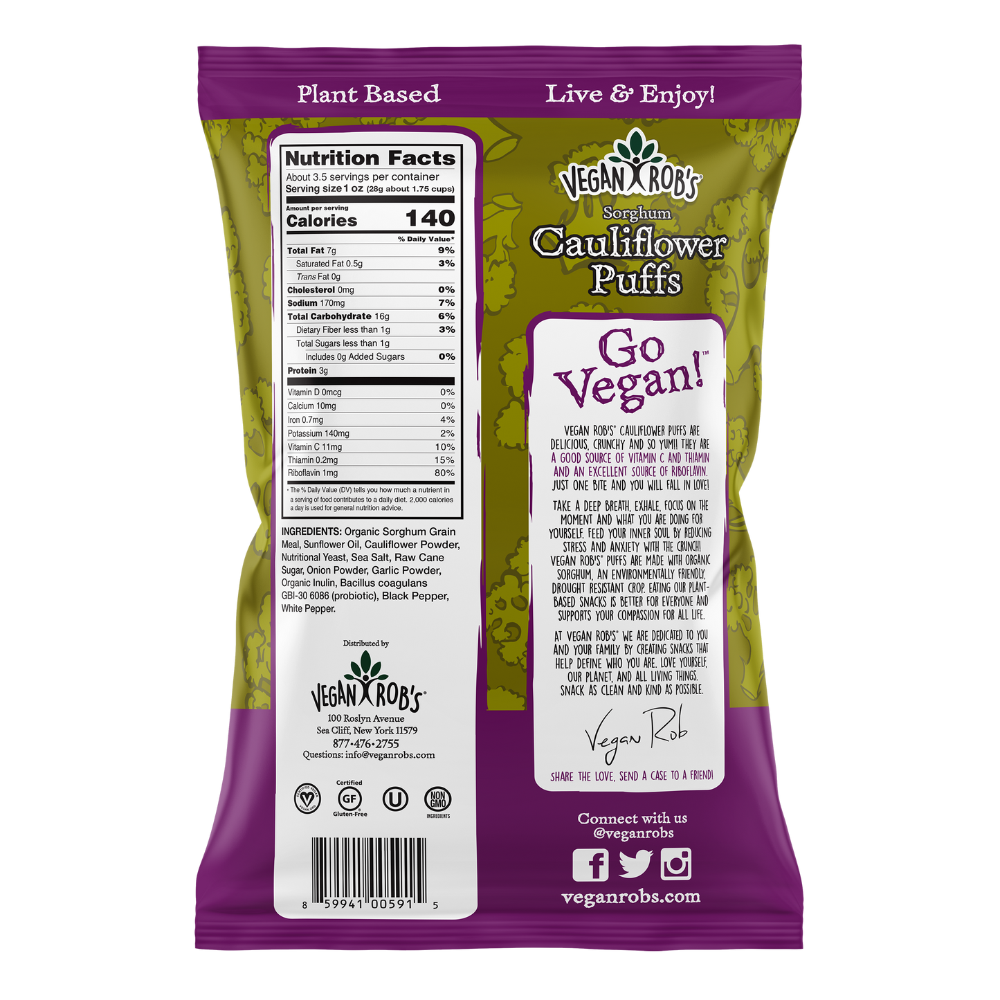 Rob's Brands - Cauliflower Puffs