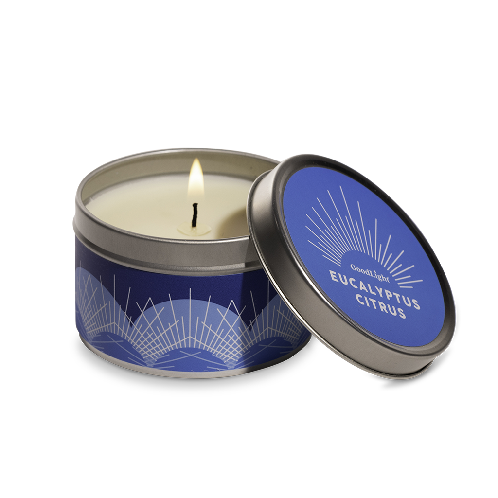 GoodLight Natural Candles - Scented Candle: Rose Patchouli 2oz
