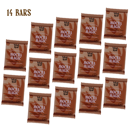 Vital Leaf - Mocha Magic Dark Chocolate Mini Bar | Lion's Mane + Tremella + Tocos |