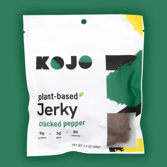 Kojo Jerky - Kojo Vegan Jerky Cracked Pepper Plant-Based Jerky 2.4oz