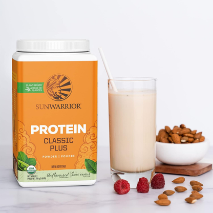 Sunwarrior - Classic Plus Unflavored - Pea & Chia Protein Powder : 375g
