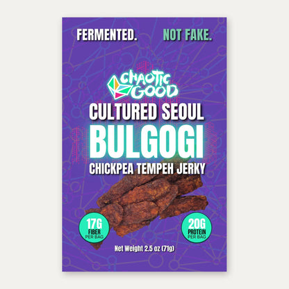 Chaotic Good Tempeh - Bulgogi Tempeh Jerky 2.5 oz