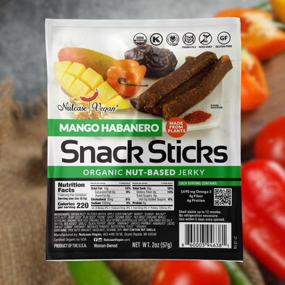 Nutcase Vegan - Mango Habanero Jerky Stick