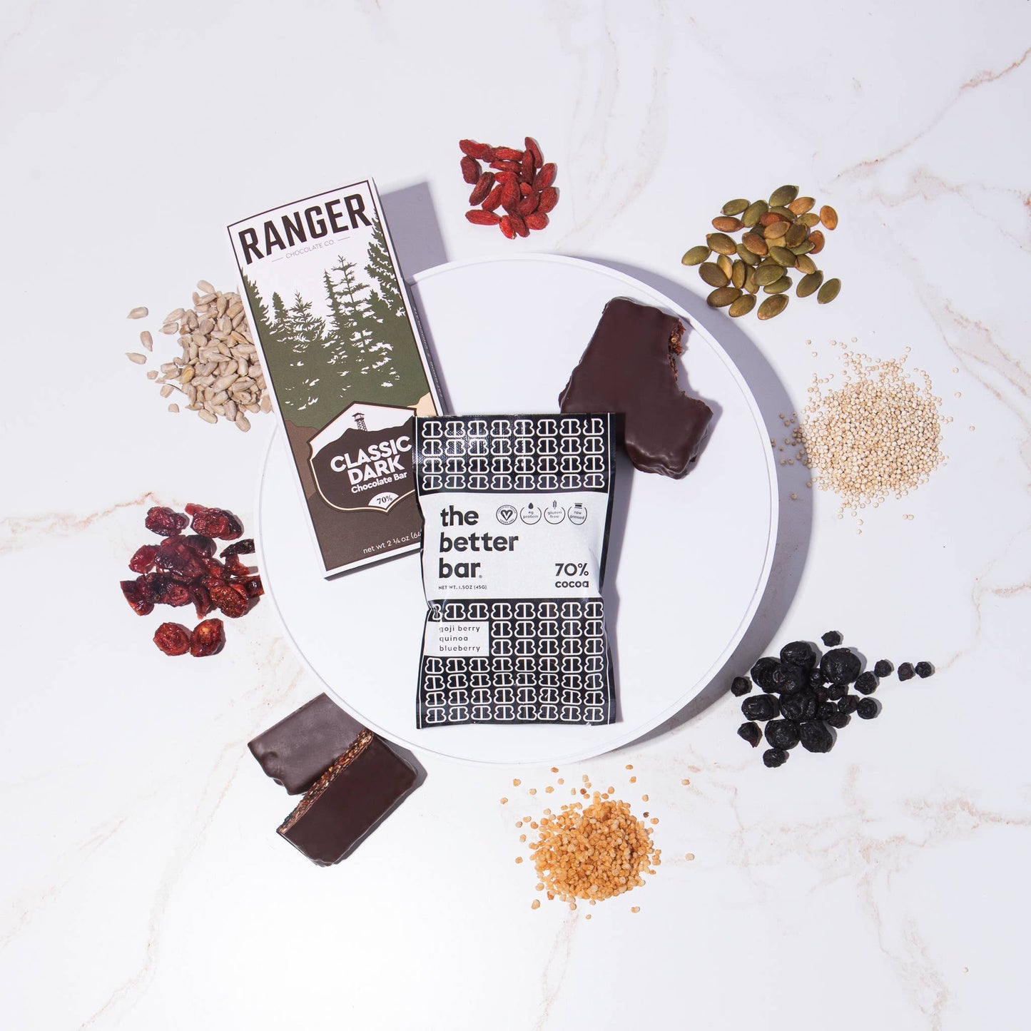 The Better Bar - 70% Organic Dark Chocolate Dipped Better Bar