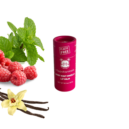 Hippotanicals - Vegan Lip Balm : Berry Mint Vanilla