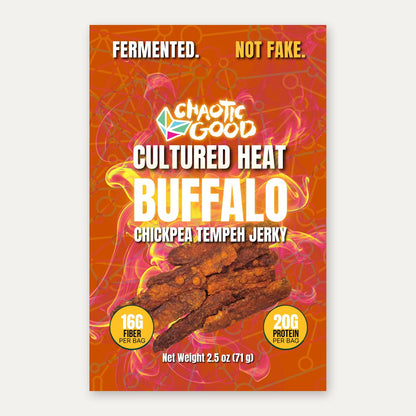 Chaotic Good Tempeh - Buffalo Tempeh Jerky 2.5 oz