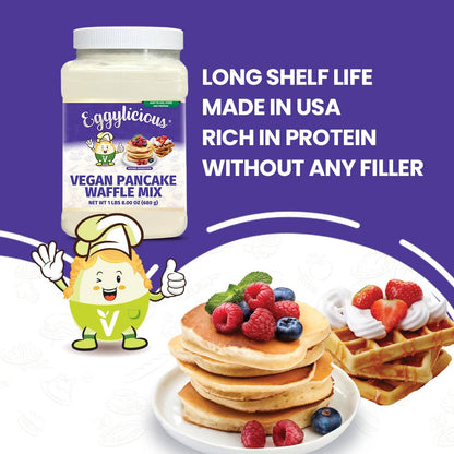 Granary Mart - Eggylicious Vegan Pancake Waffle Mix - 1 lb