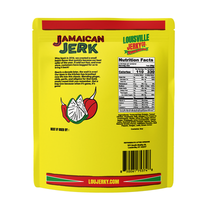Louisville Brands - Vegan & Plant Based Small Batch Jamaican Jerk Jerky 3 oz