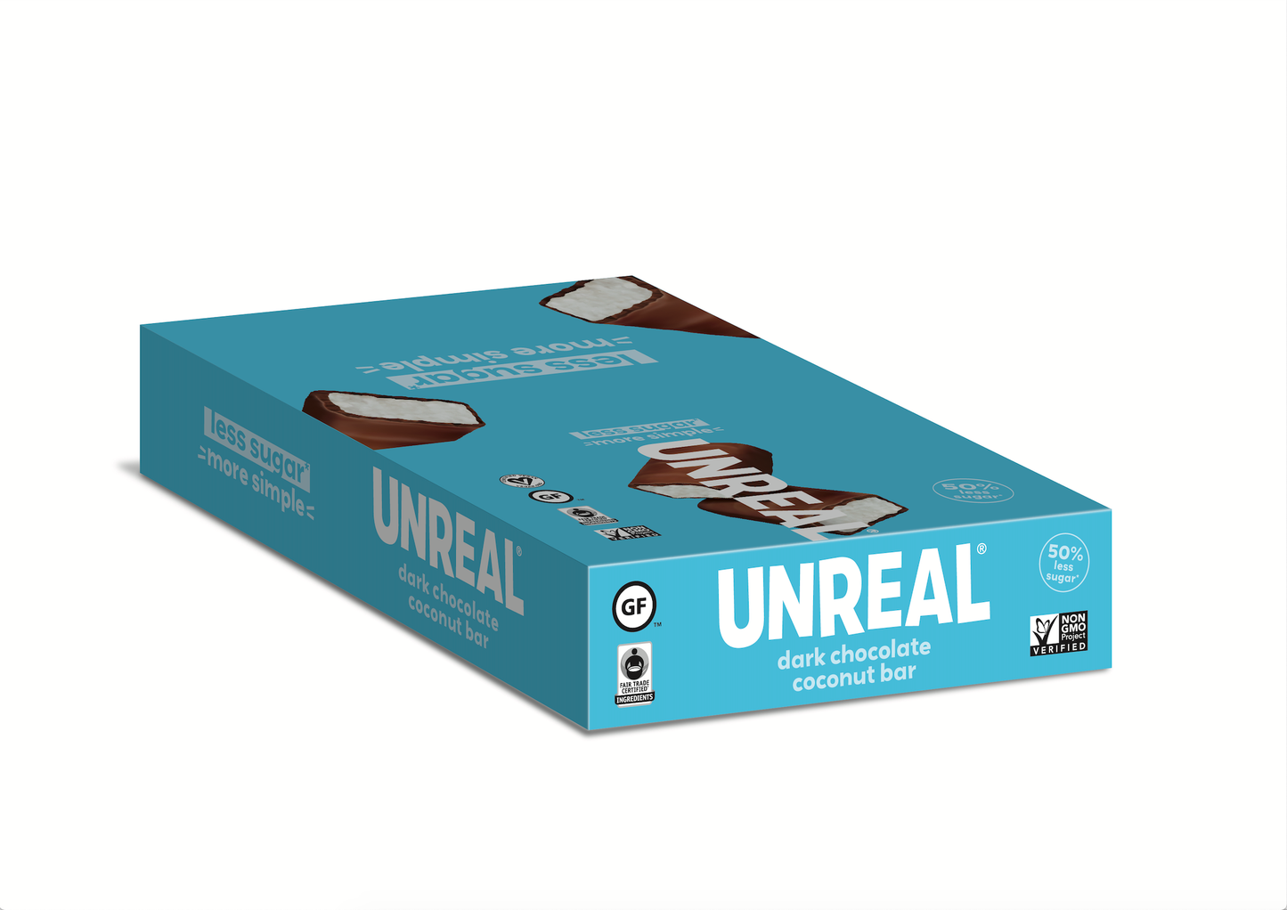 UNREAL - Dark Chocolate Coconut Bar Snack Size - 12 Count