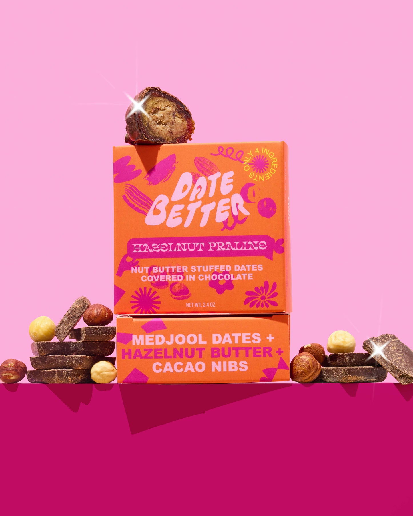 Date Better Snacks - Hazelnut Praline