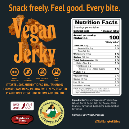 Bangkok Bites - Vegan Jerky, Pad Thai