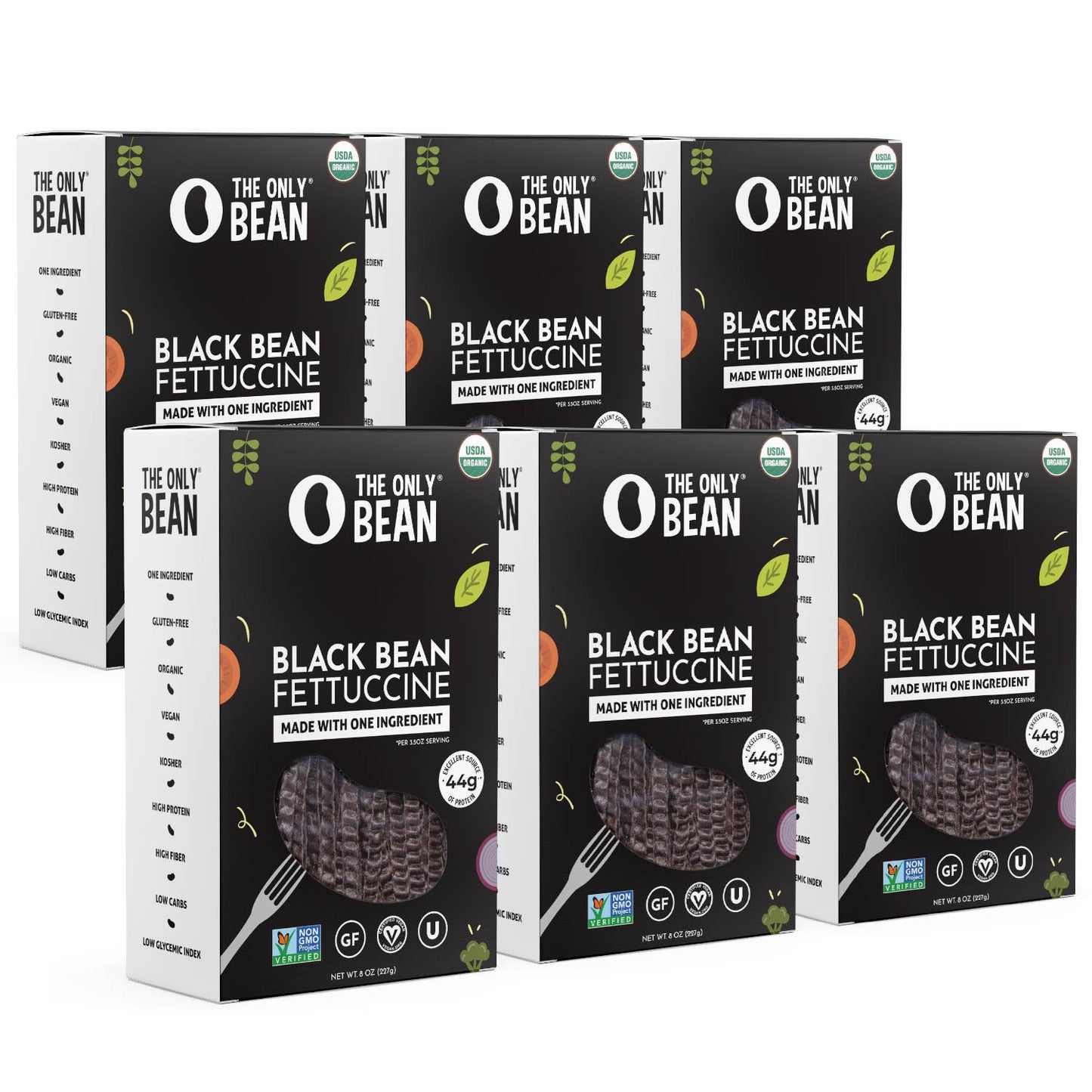 The Only Bean - Organic Black Bean Fettuccine - Gluten Free