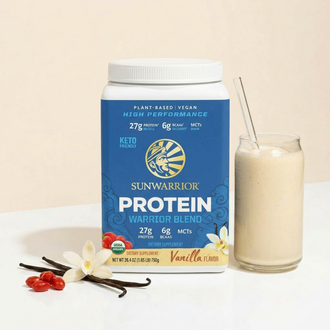 Sunwarrior - Warrior Blend Vanilla Protein - Pea Protein Powder: 375g