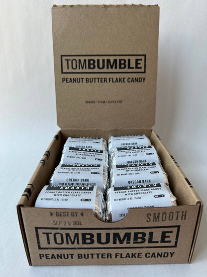 Oregon Bark - Tom Bumble Smooth Candy Bar -Peanut Butter Flake & Chocolate