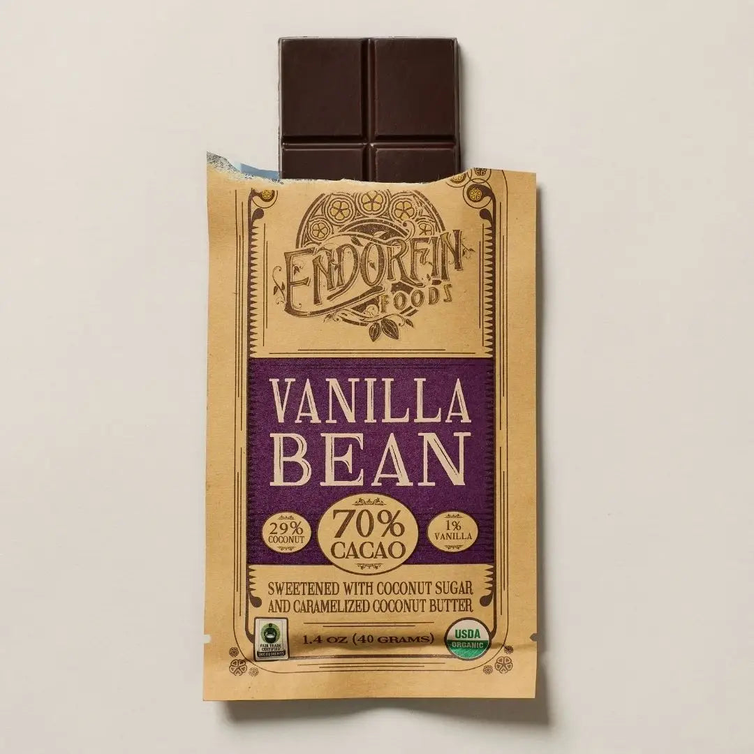 Endorfin Vanilla Bean Dark Chocolate Bar