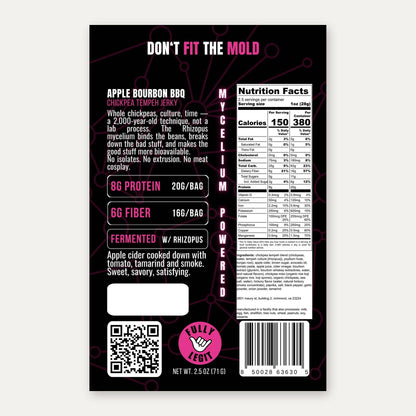 Chaotic Good Tempeh - BBQ Tempeh Jerky 2.5 oz