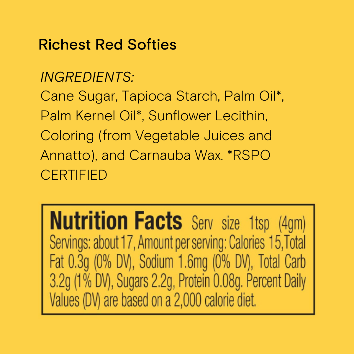 Supernatural - Dye-Free Softies Sprinkles: Richest Red