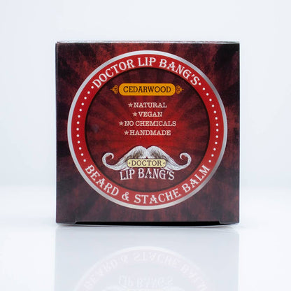 Doctor Lip Bang's - Cedarwood - Vegan Beard & Stache Balm