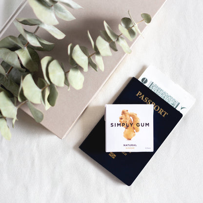 Simply Gum - Ginger Chewing Gum - Natural + Plastic-Free