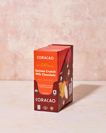 Coracao & Endorfin Chocolate - Quinoa Crunch Milk Chocolate