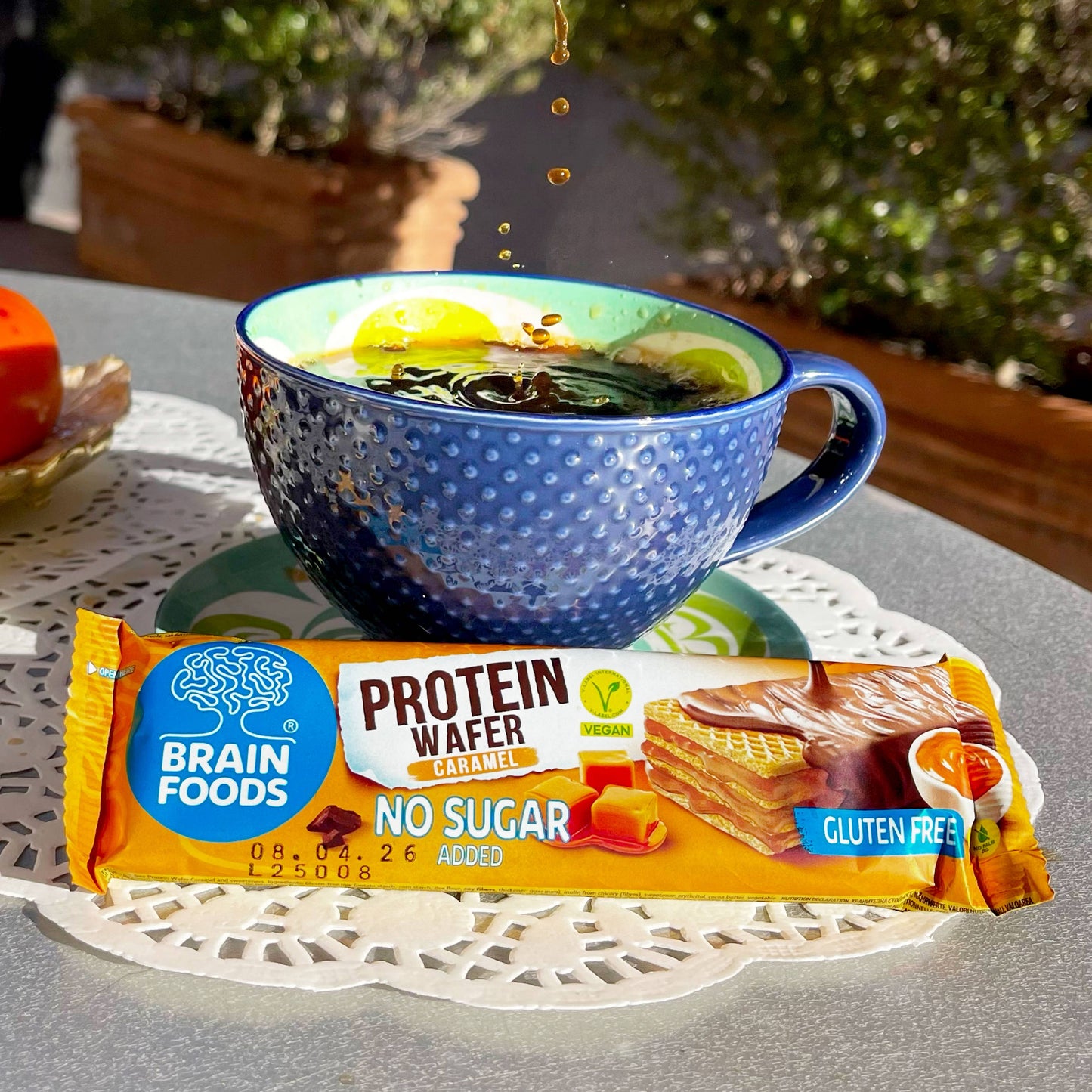 BRAIN FOODS - Caramel Protein Wafers