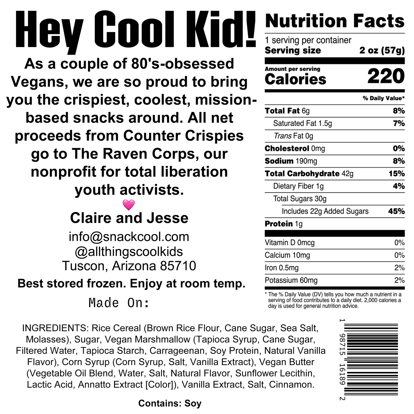 Cool Kids Snack Cakes - Ch-Ch-Ch-Churro