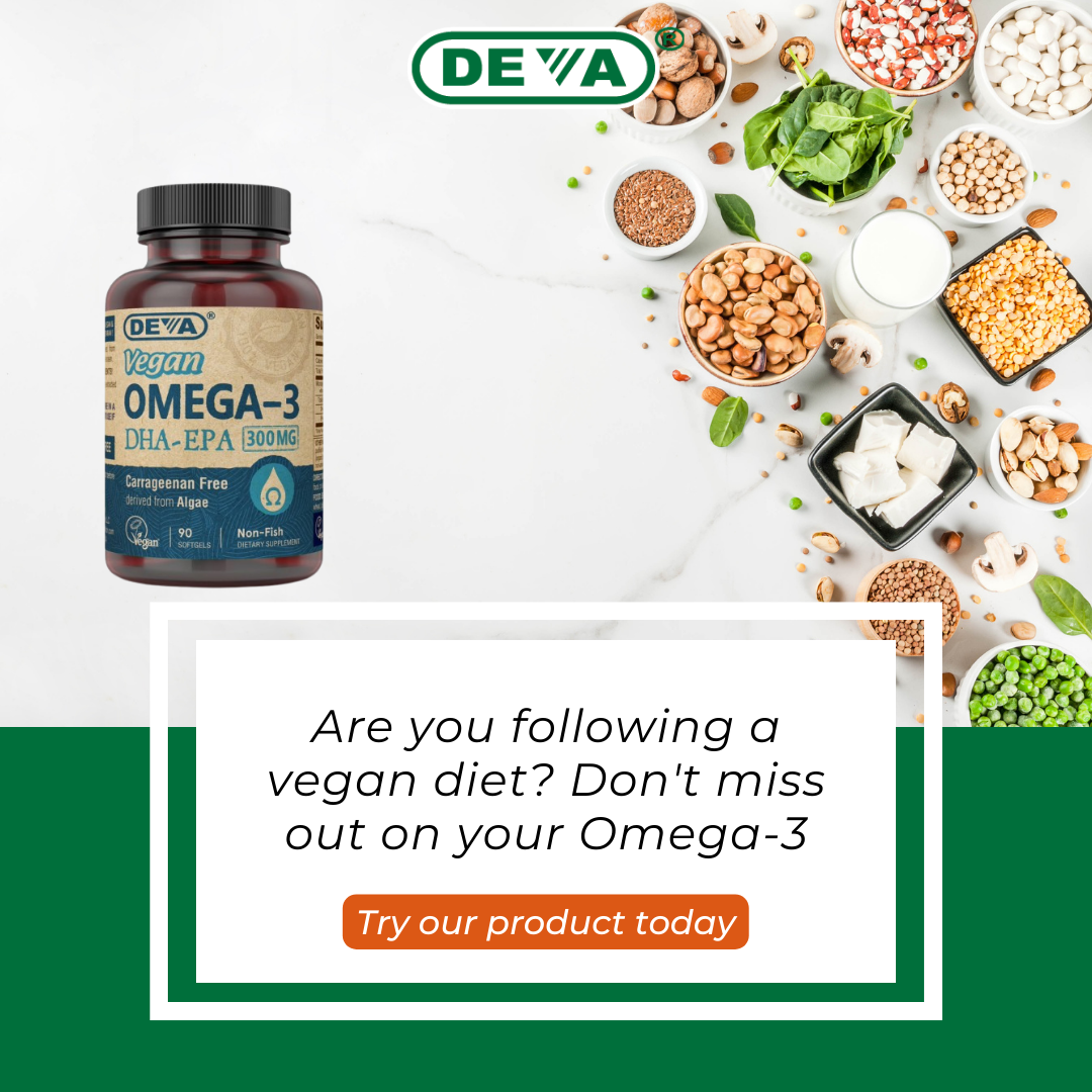 Deva Nutrition - Vegan DHA-EPA 300 mg Potency