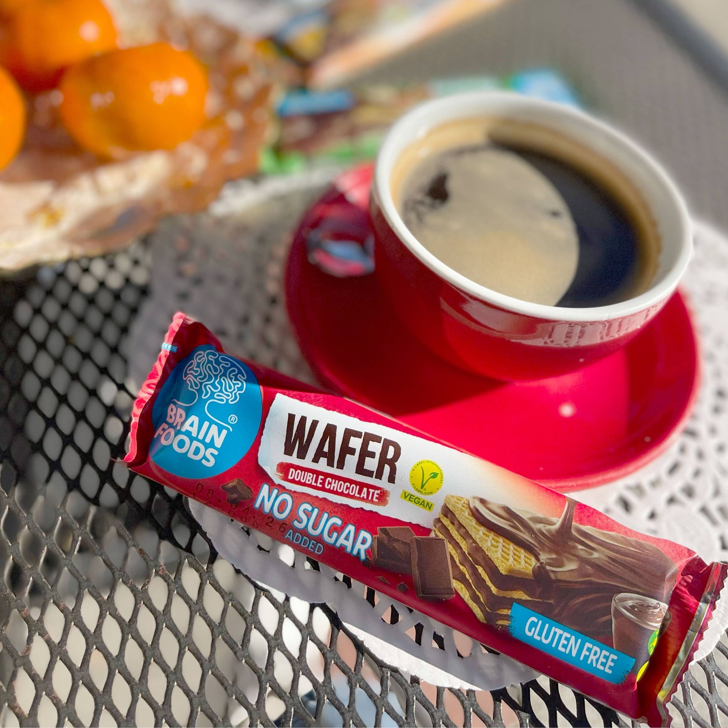 Wilton Mettler LLC - BRAIN FOODS Gluten Free Vegan Double Chocolate Wafers