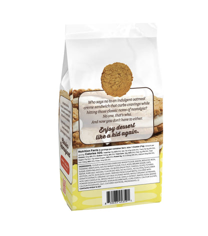 Baked by Sticky - Vegan Oatmeal Creme Sandwich Cookies