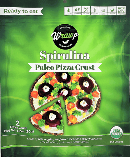 WrawP Foods - Pizza Crust: Spirulina Pizza Crust