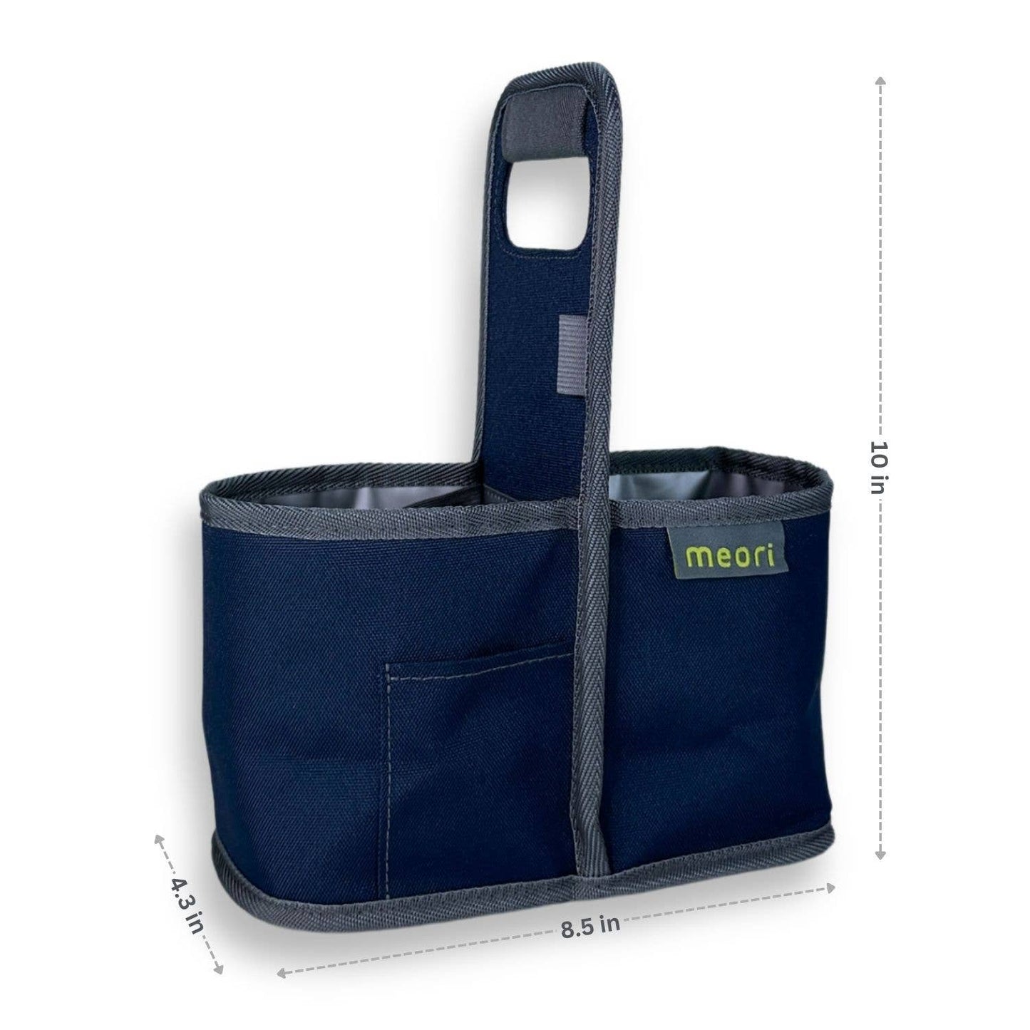 meori Inc - Reusable 2-Cup Drink Caddy: Azure Blue