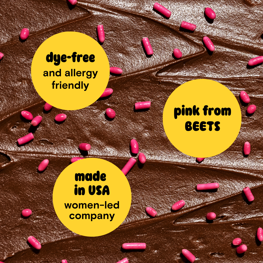Supernatural - Dye-Free Softies Sprinkles: Rosy Pink