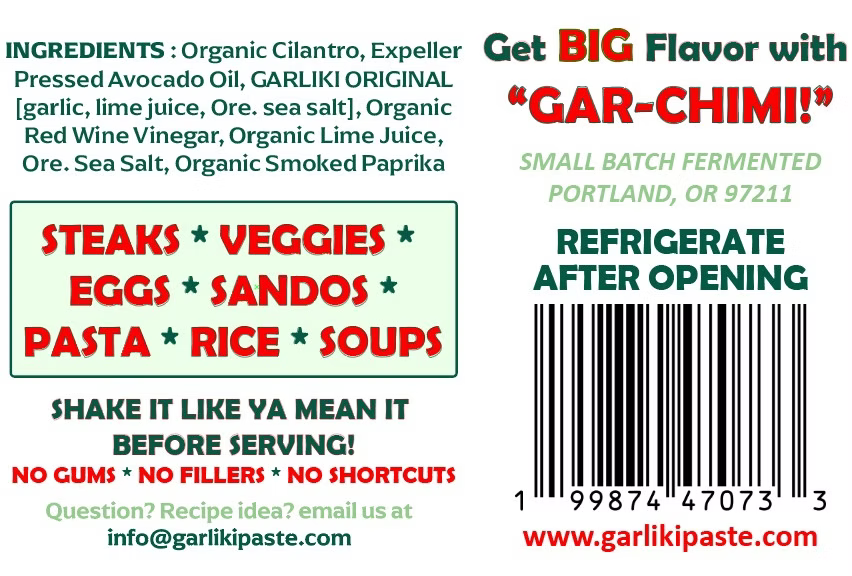 Garliki - Chimichurri Sauce