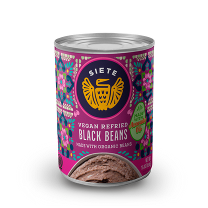 Siete Foods - Vegan Refried Black Beans