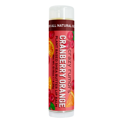 Crazy Rumors - All Natural, Vegan Cranberry Orange  Lip Balm - Seasonal