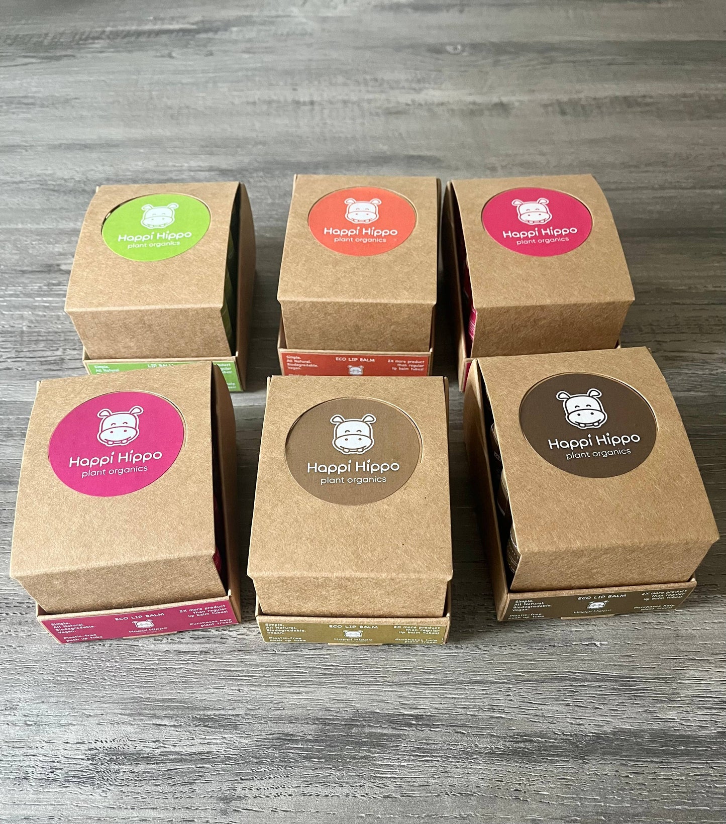 Hippotanicals - Chocolate Raspberry Eco Friendly Vegan Lip Balm