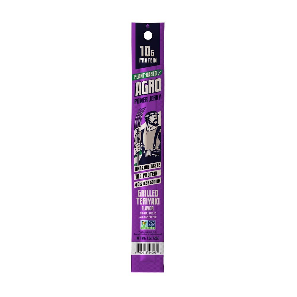 AGRO POWER Jerky - Caddy - Grilled Teriyaki AGRO POWER Sticks. 16 x 1oz