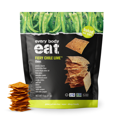Every Body Eat® - Fiery Chile Lime Snack Thins 4oz
