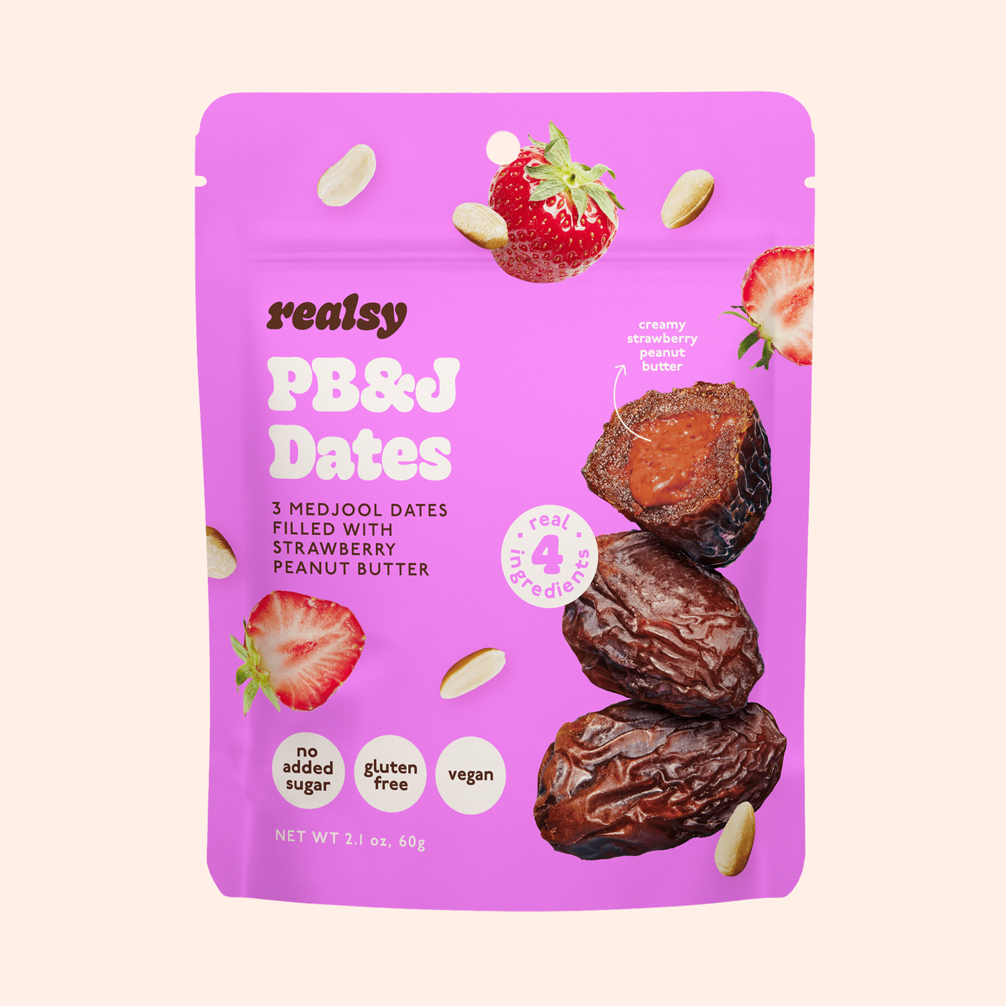 realsy - PB&J Dates | Snack Packs