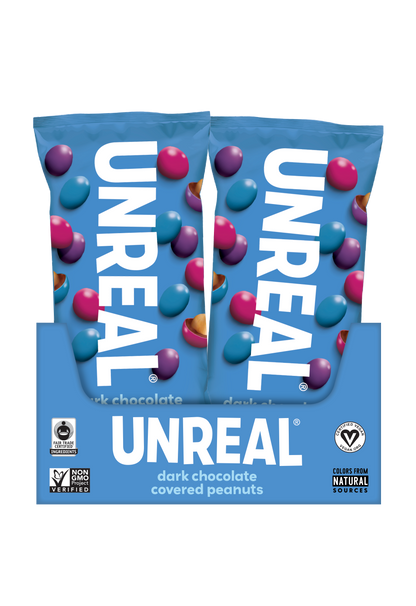 UNREAL - Dark Chocolate Peanut Gems Snack Bags