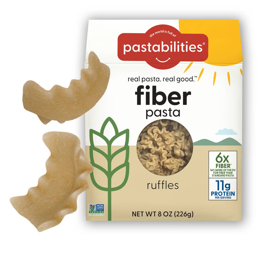 Pastabilities - Fiber Ruffles Pasta  (High Fiber, Good Protein)