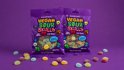Unfortunate Brands - Vegan Sour Skulls Gummies