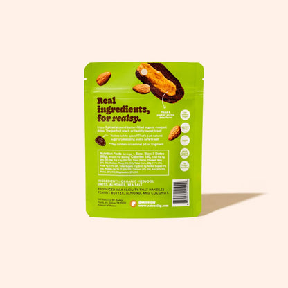realsy - Almond Butter Filled Medjool Date Snack Packs